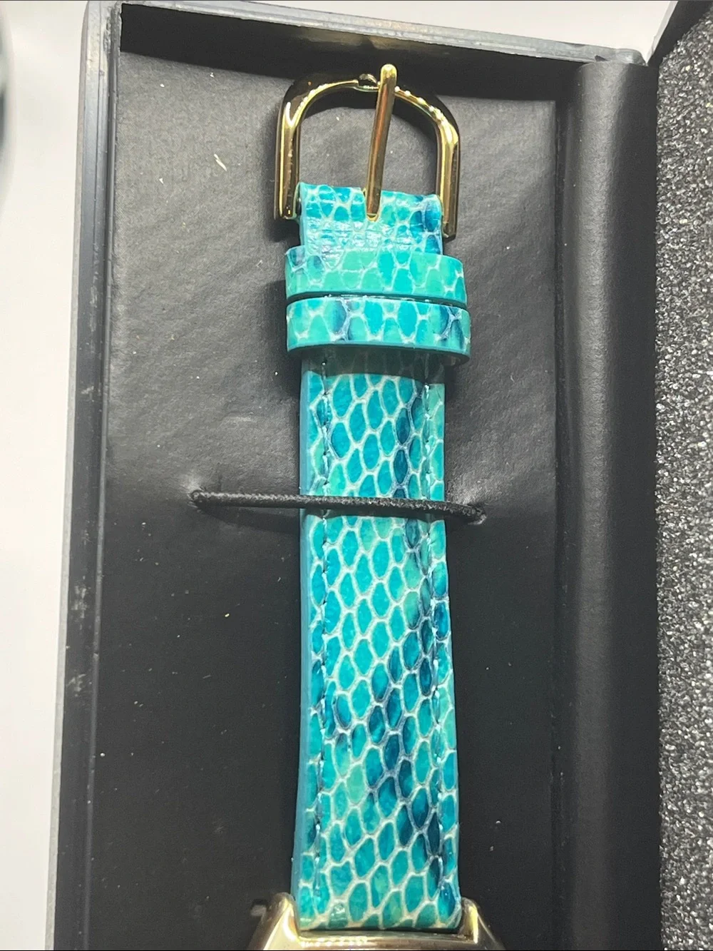 Gossip Turquoise Snakeskin-Pattern Women's Watch New In Case